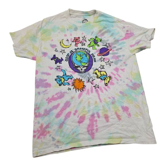 2021 Grateful Dead Tie-Dye Dancing Bears Graphic Tee Ripple Junction Size M - Picture 4 of 7